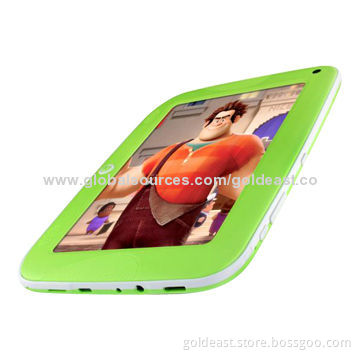 7-inch Children's Tablet PC, Supports External Keyboard, Li-polymer 3.7V/3,000mAh Battery